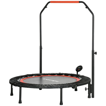 Fitness minitrampolína, 102 cm, nastavitelné madlo, nosnost 100 kg