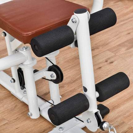 Heimtrainer, 45kg Gesamtgewicht, Pressarm & Beincurler