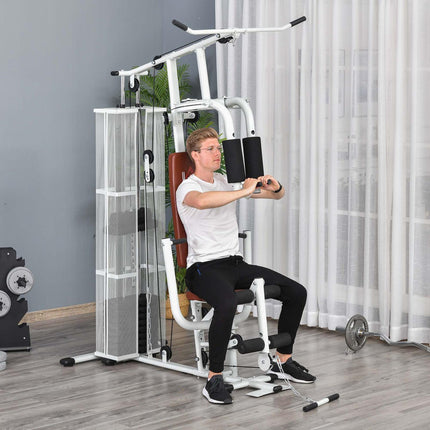 Heimtrainer, 45kg Gesamtgewicht, Pressarm & Beincurler