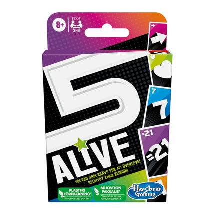 Karetní hra Five Alive - dvojjazyčná finsko-švédská edice