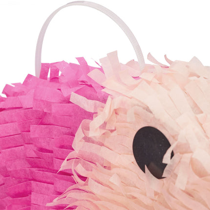 Flamingo Piñata Set with Stick and Mask