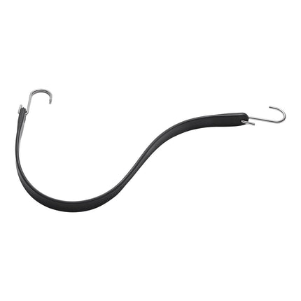 Flat Bungee Cords, 50 Pack, 21 In, Steel S-Hooks