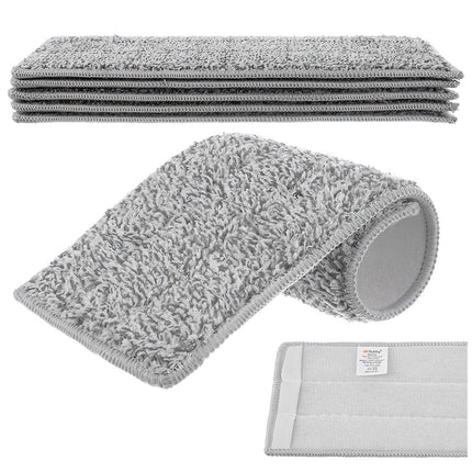 Flat Mop Covers 33x12cm, 5 Pack, Velcro, Absorbent