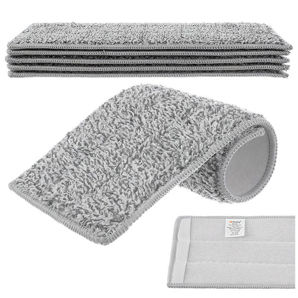 Flat Mop Covers 33x12cm, 5 Pack, Velcro, Absorbent