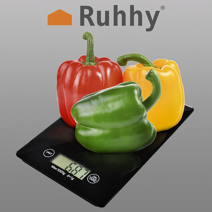 Flat kitchen scale