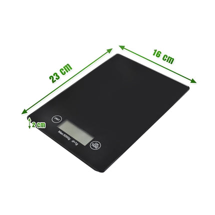 Flat kitchen scale