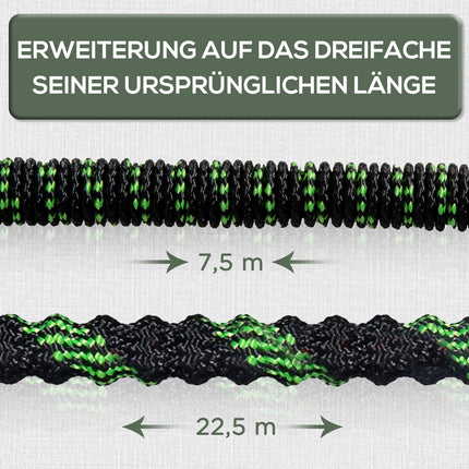 Flexibler Gartenschlauch 22,5 m mit 10-Funktions-Sprühanlage