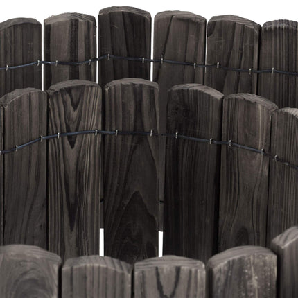 Flexible Gartenbeet-Einfassung aus Holz – Fichte Natur