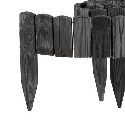 Flexible Gartenbeet-Einfassung aus Holz – Fichte Natur
