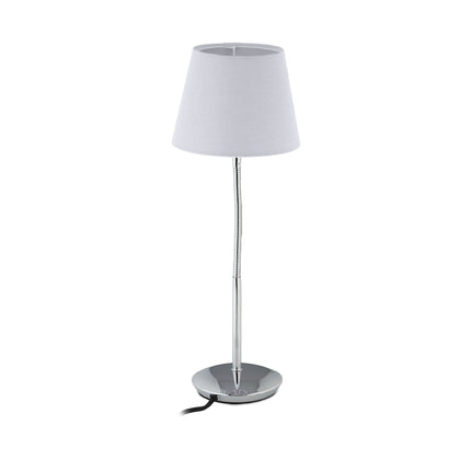 Flexible Tischleuchte mit Stoffschirm