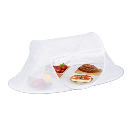 Flight hood for food white