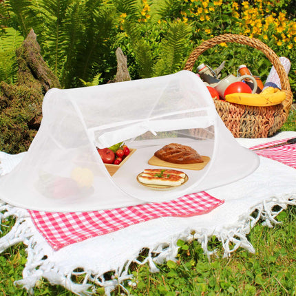 Flight hood for food white