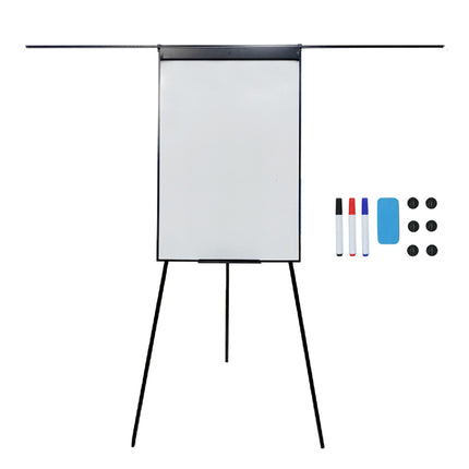 Flipchart Whiteboard 100x70 cm, Magnetic, Adjustable