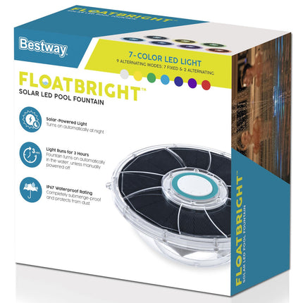 FloatBright Solar-LED-Poolbrunnen