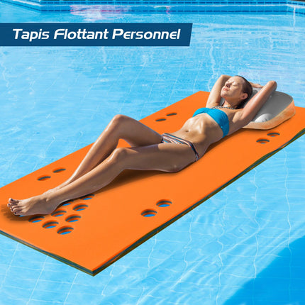 Schwimmende Beer-Pong-Tischauflage, 1,68 m x 90 cm, XPE