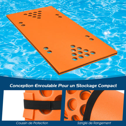 Schwimmende Beer-Pong-Tischauflage, 1,68 m x 90 cm, XPE
