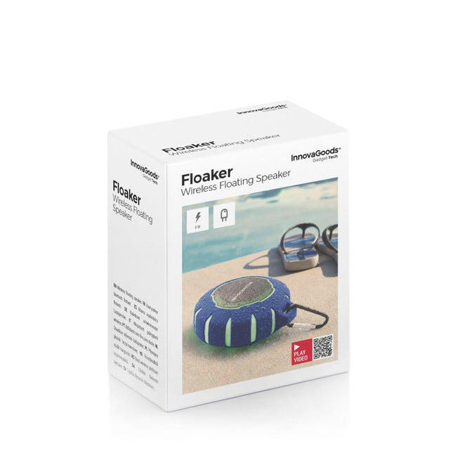 Schwimmender kabelloser Lautsprecher mit LED-Floaker InnovaGoods