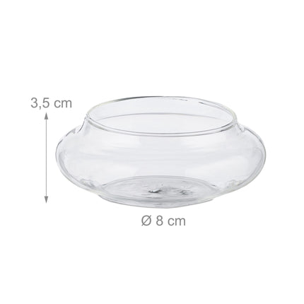 Floating tealight holder set of 12 pcs