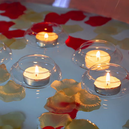 Floating tealight holder set of 12 pcs