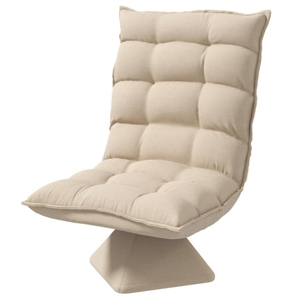 Adjustable floor chair, padded sofa, beige