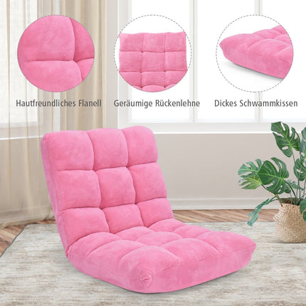 Fauteuil de sol pliable, canapé paresseux, coussin de sol Tatami paresseux, noir/gris/rose café