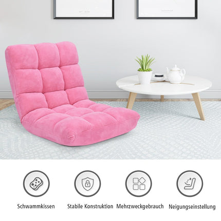 Fauteuil de sol pliable, canapé paresseux, coussin de sol Tatami paresseux, noir/gris/rose café
