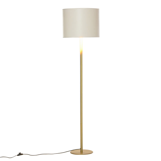 Stehleuchte aus weißem Metall für das Wohnzimmer, Ø40 x 160H cm