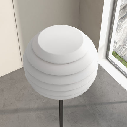 Lampadaire d'extérieur portable pour intérieur et extérieur, IP44, intensité variable, blanc chaud, sans ampoule, noir