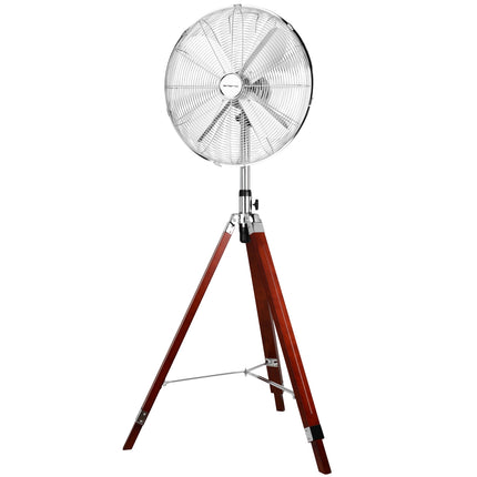 Ventilateur de sol 40 cm sur support en bois