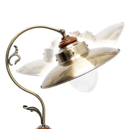 Stehleuchte Jugendstil Design Messing