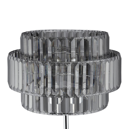 Stehlampe Kristallgrau