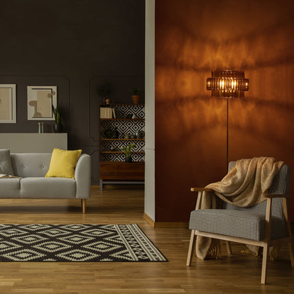 Stehlampe Kristallgrau