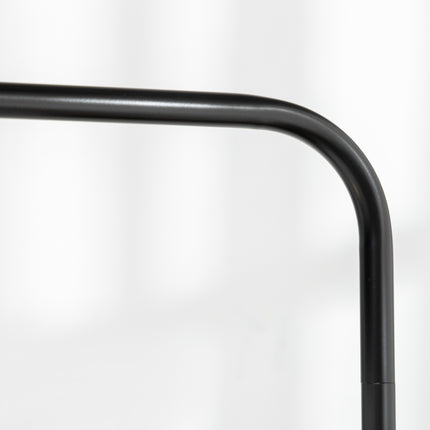 Moderne schwarze Stehlampe aus Metall mit Lampenschirm, 180 cm Kabel