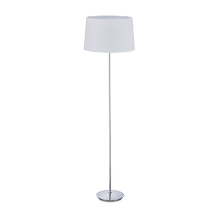Stojací lampa s textilním stínidlem