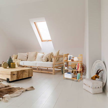 Floor shelf bamboo
