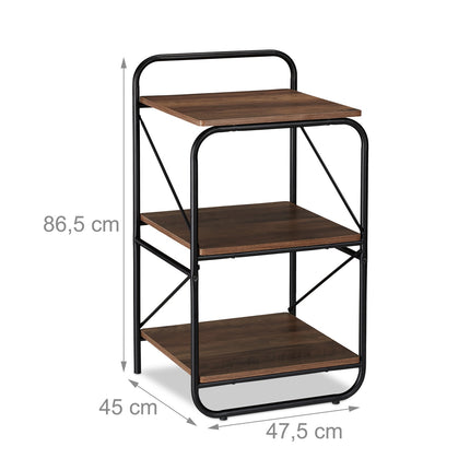 Bodenregal mit 3 Böden