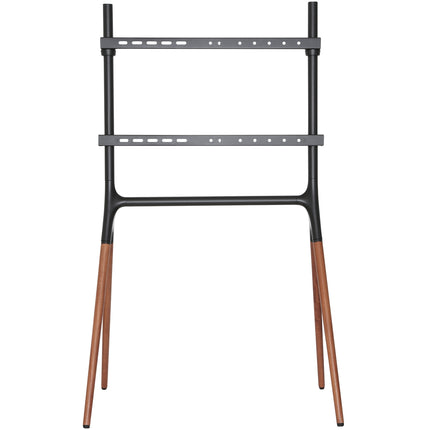 Floor stand for TV 49-70" Black/Walnut