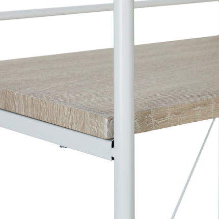 Floor-standing shelf with 3 levels