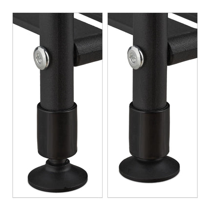 Floor-standing shelf with 5 shelves