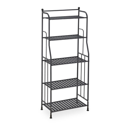 Floor-standing shelf with 5 shelves