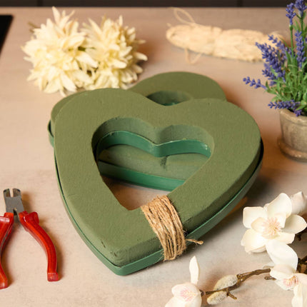 Floral foam heart set of 2