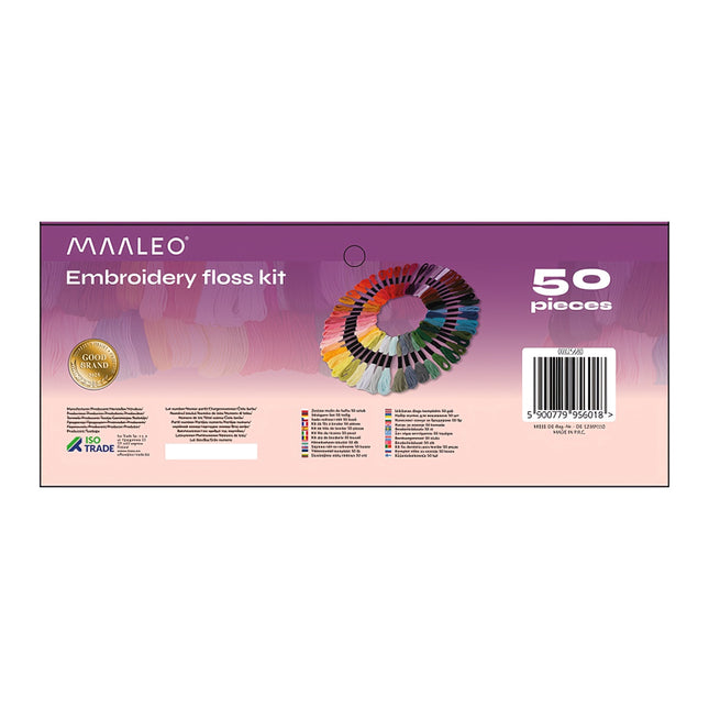 Stickgarn – Stickset 50 Farben 25680