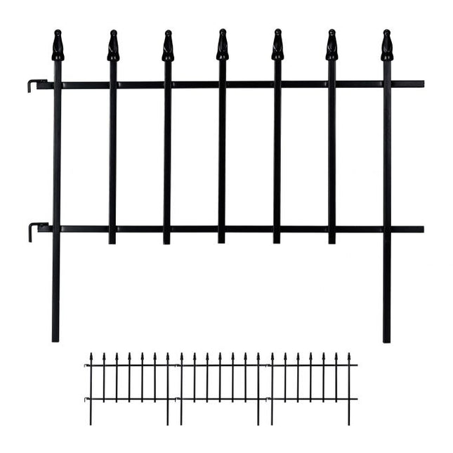 Blumenbeetzaun 4er-Set