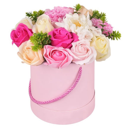 Flower Box Gift with Realistic Roses, 23 cm