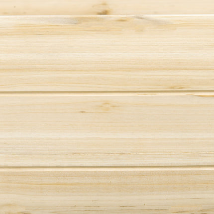 Bloembak Houten Plantenbak Met 2 Vakken Voor Groenten En Kruiden, Naturel, 244X61,5X27Cm