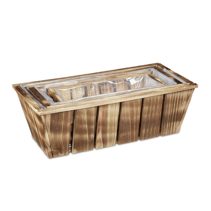 Jardinière en bois, lot de 3