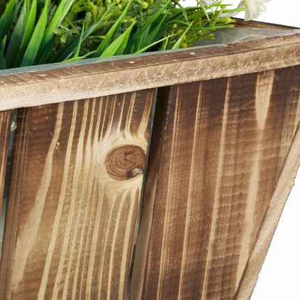 Jardinière en bois, lot de 3