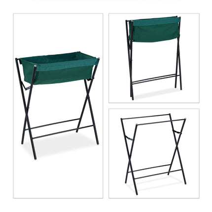 Flower box on legs foldable