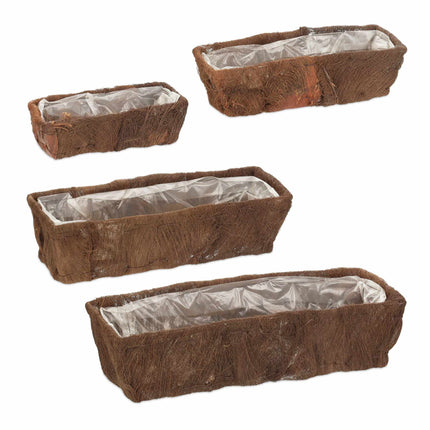 Coffret de 4 boîtes à fleurs