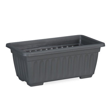 Flower box with 4 narrow flowers